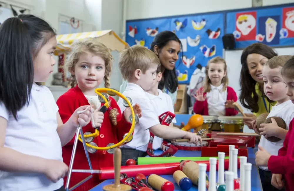 Bright and safe classroom environment at Beyond Care Child Centre