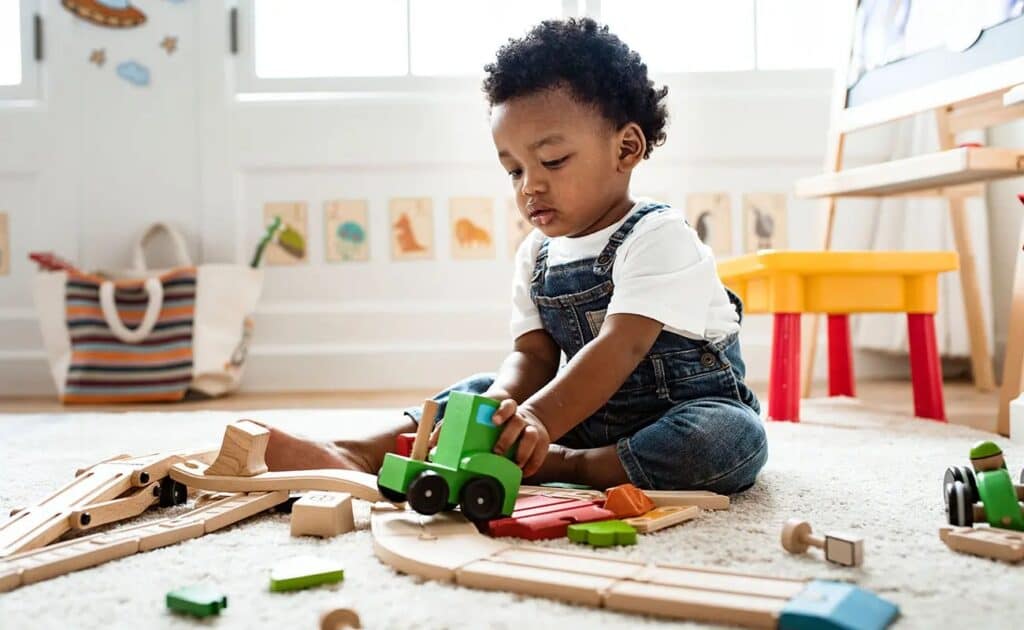 Toddler classroom activity at Beyond Care Child Centre