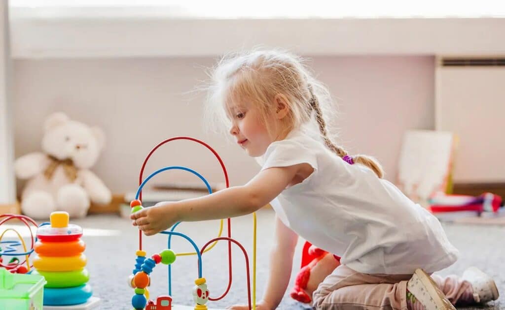Preschool classroom activity at Beyond Care Child Centre